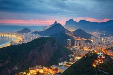 Rio de Janerio at night