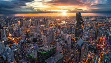 Bangkok Skyline von oben
