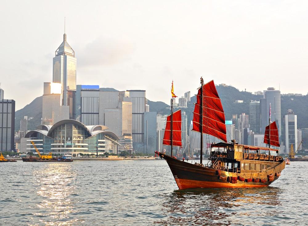 Hongkong, Meer und Skyline