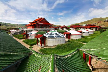 Urlaubercamp in der Mongolei