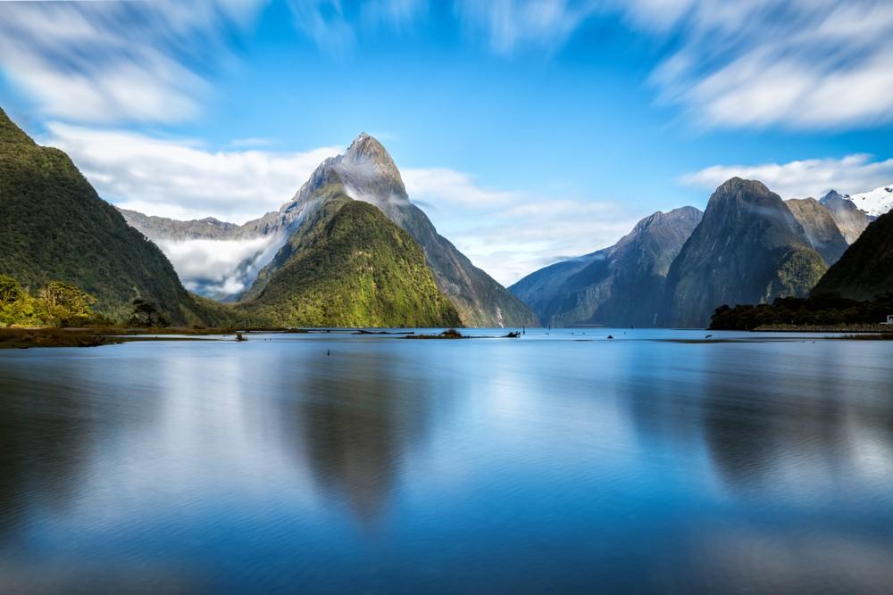 Neuseeland, See und Berge
