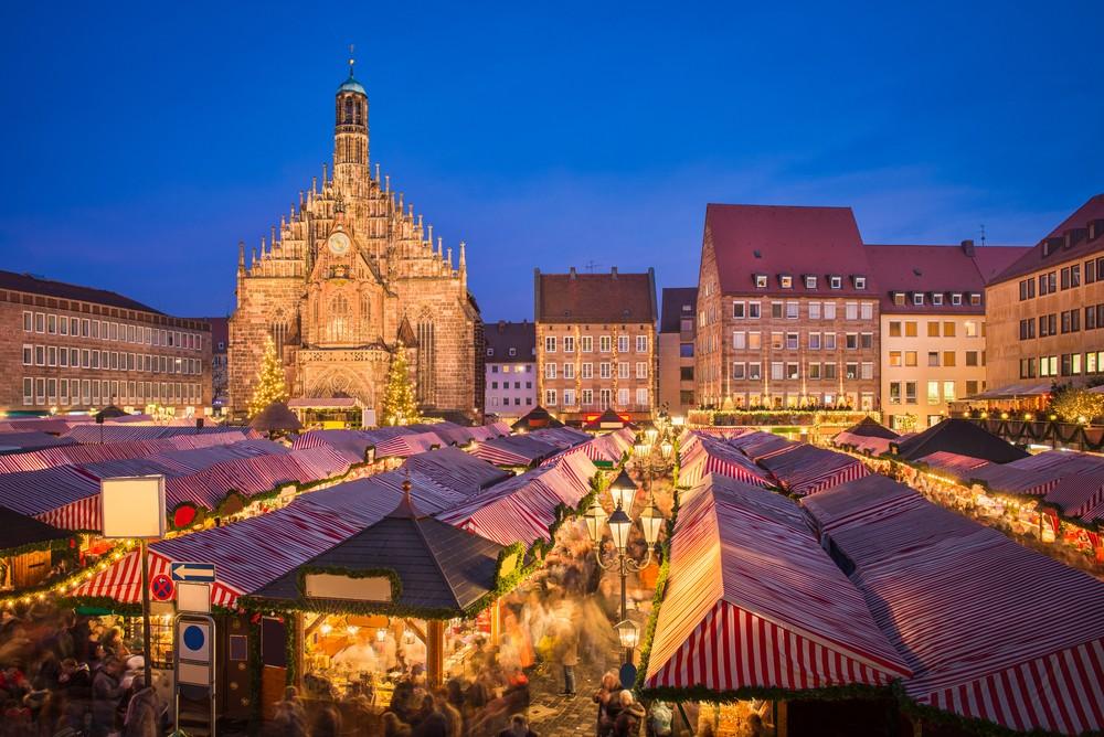 Nürnberg, Weihnachtsmarkt, Frauenkirche