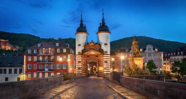 The Old Bridge (Karl-Theodor-Brücke) in Heidelberg