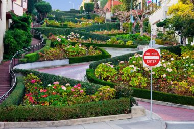 Die Lombard Street in San Francisco