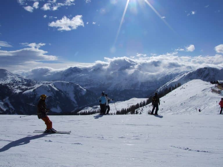 Flachau, the hometown of ski legend Hermann Maier