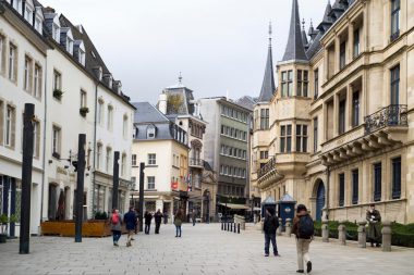 Luxemburg, Rue du Marche-aux-Herbes