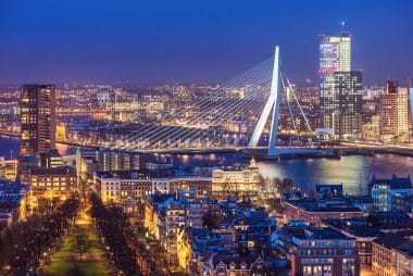 Rotterdam bei Nacht