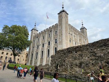 The Tower of London in August 2023