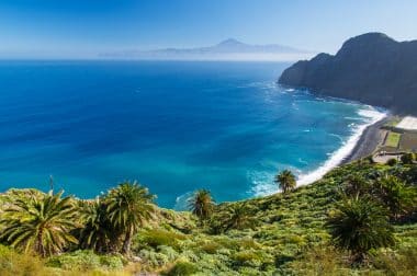 La Gomera mit Teneriffa im Hintergrund