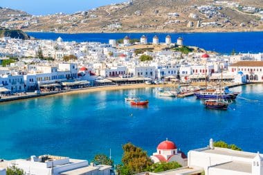 Mykonos Hafen, Kykladen