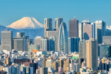 Tokyo and Fuji