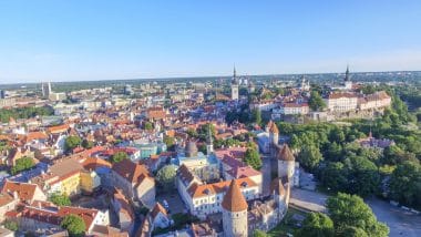 Blick auf Tallinn 
