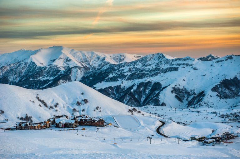 Gudauri – popular ski resort in the Caucasus Mountains