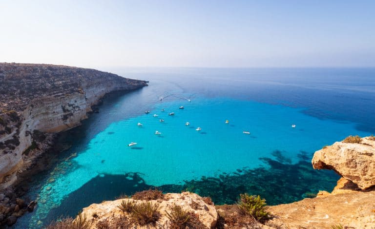 Lampedusa in the Pelagie Islands