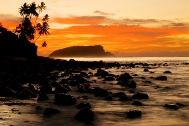 Sonnenuntergang Polynesien