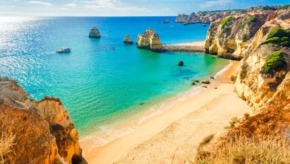 Ponta da Piedade, Badeurlaub in Portugal