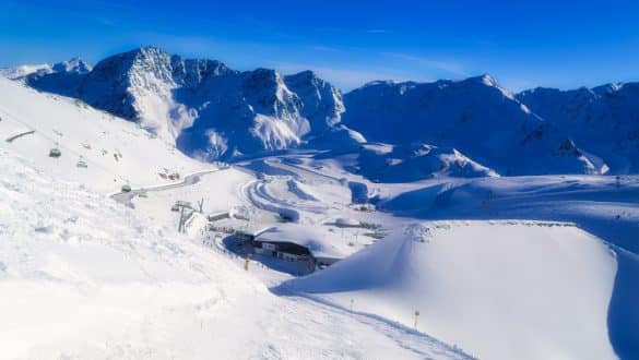 Sölden im Winter