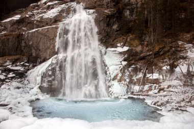 Krimmler Wasserfälle im Winter