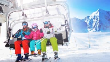 Skifahren mit Kindern