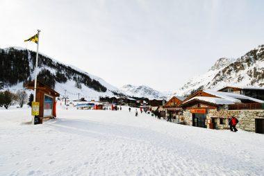 Val d`Isere in Frankreich