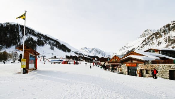 Val d`Isere in Frankreich