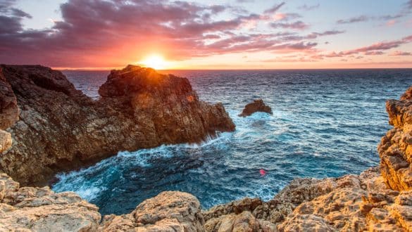 Sonnenuntergang auf Menorca