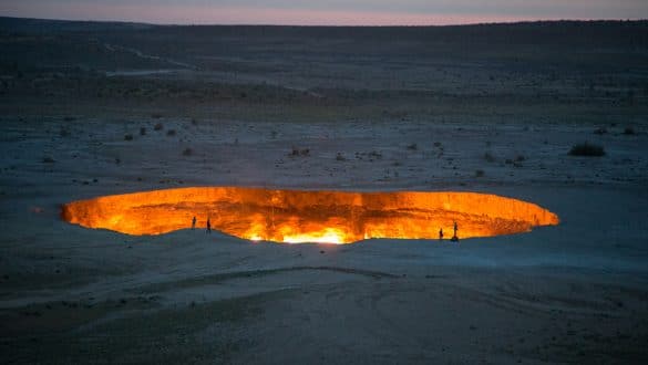 Tor zur Hölle in Turkmenistand