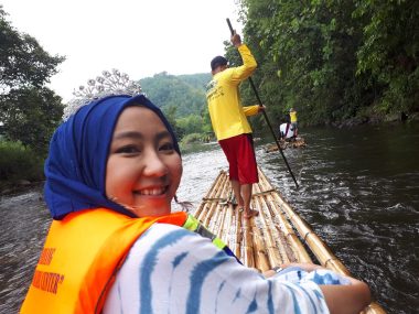 Raftingfahrt Indonesien