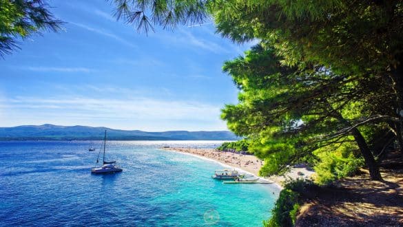 Brac, Zlatni Rat, Goldenes Horn