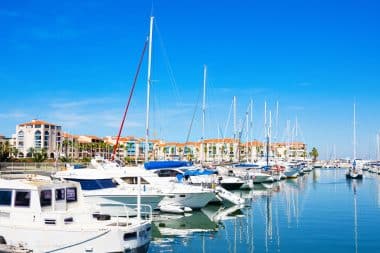 The port of Argelès-sur-Mer,