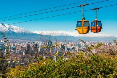 Cable car Santiago de Chile