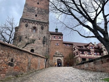 Imperial Castle in Nuremberg in April 2023