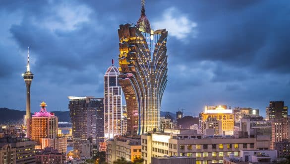 Blick auf Macau