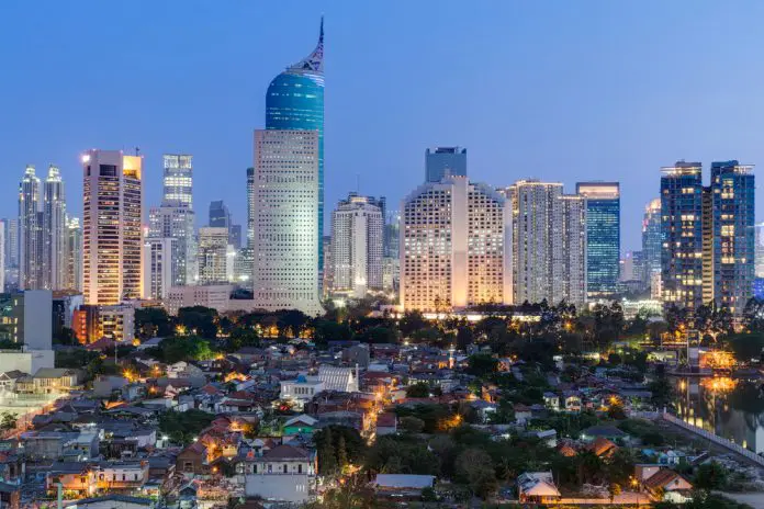 Die Skyline von Jakarta