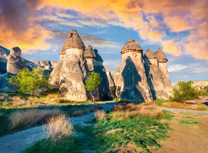 Steine Kappadokien, Türkei