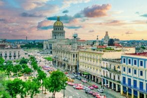 Havanna mit Blick auf das Capitol