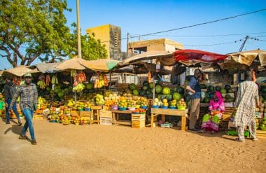 Obstmarkt in Senegal