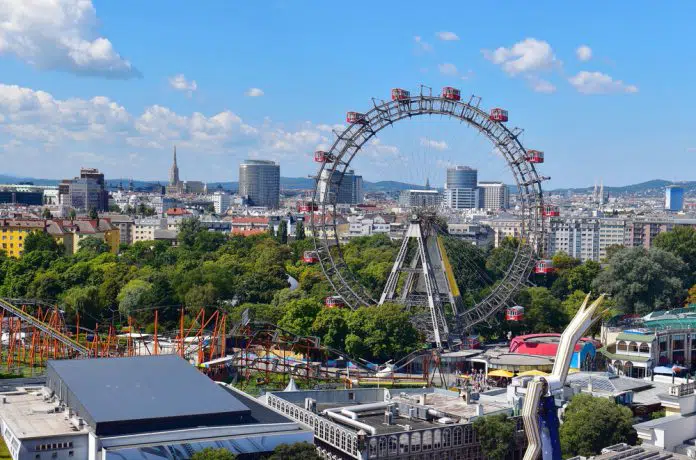 Blick auf Wien