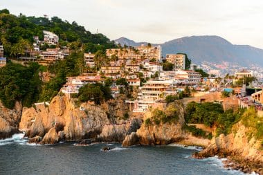 Der Felsen La Quebrada, Acapulco