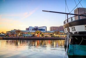 Innenhafen in der Innenstadt von Baltimore