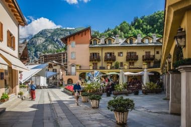 Downtown Courmayeur