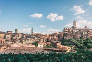 Blick auf Siena