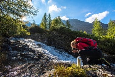 Mallnitz, hiking in summer