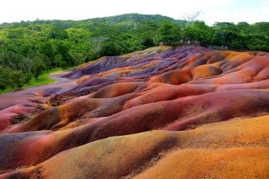 Chamarel, sieben farbige Erden auf Mauritius