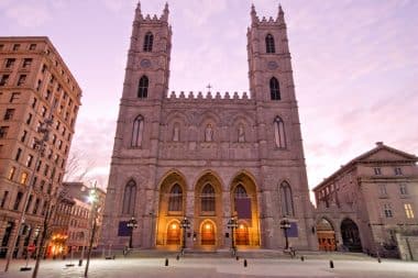 The Basilica of Notre-Dame in Montreal