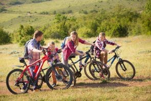 Radtour mit Kindern