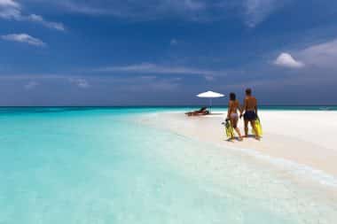 On the beach of Kanifushi