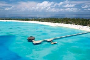Blick auf Kanifushi / Malediven