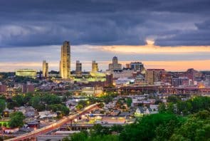 Blick auf Albany, New York
