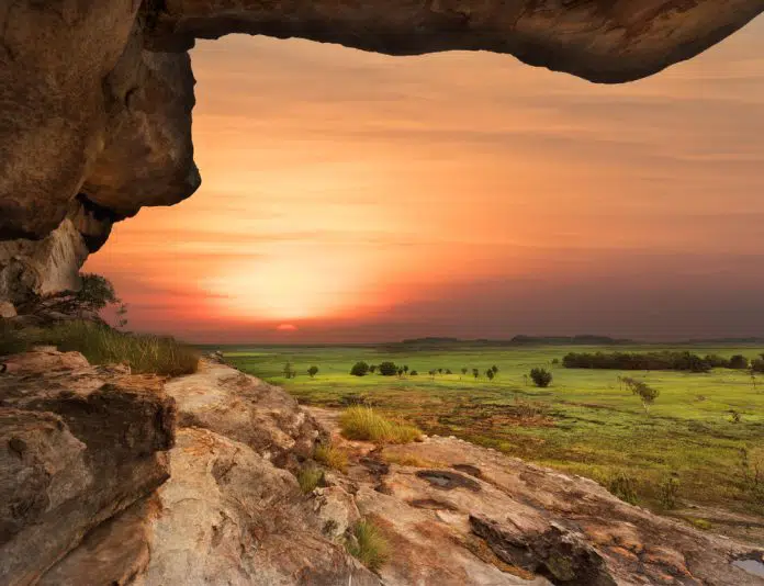 Sonnenuntergang im Nationalpark Kakadu, Northern Territory